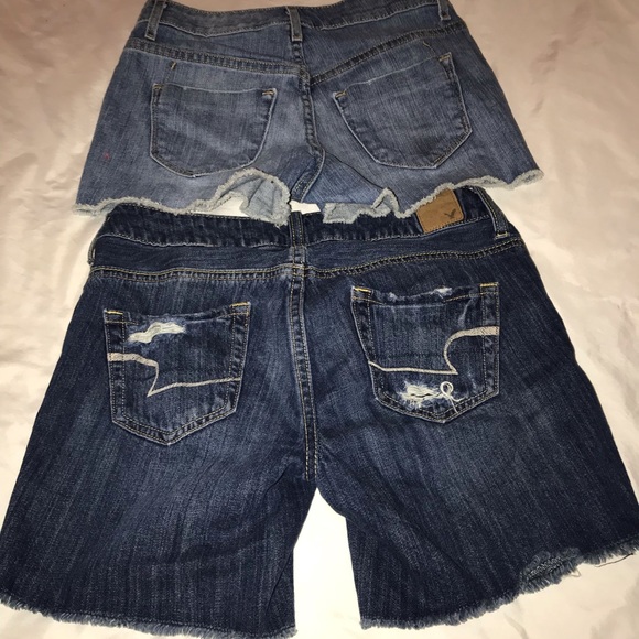 🎉SALE🎉2pair of blue jean shorts💗 - Picture 2 of 2